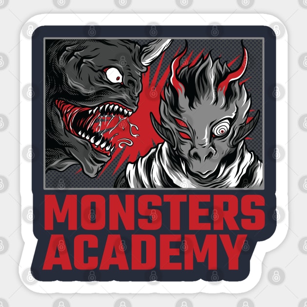 Monsters Academy Sticker by Stellart